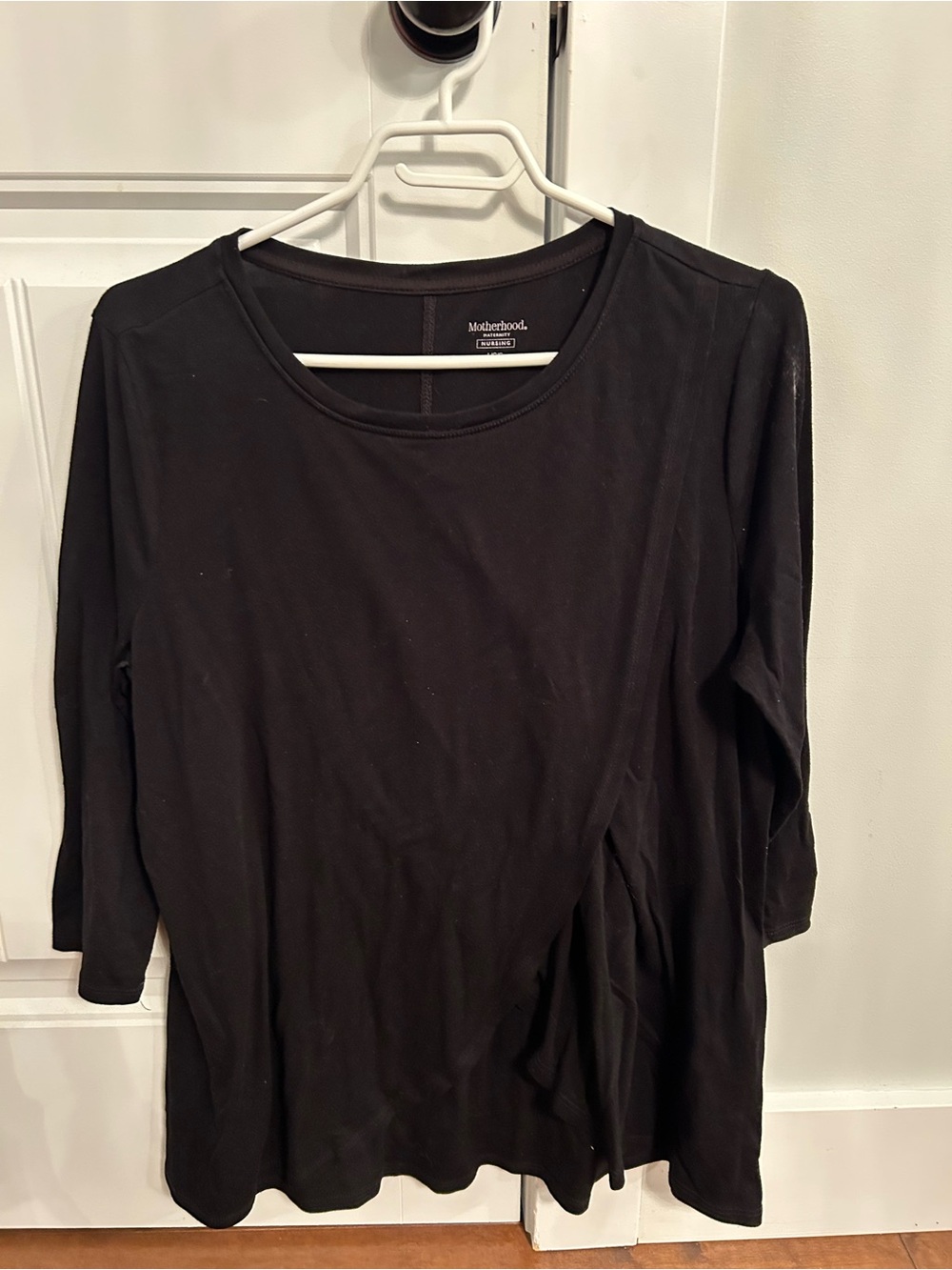 Motherhood Maternity Black Short Sleeve Tee